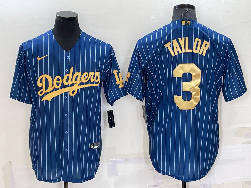 Men's Los Angeles Dodgers #3 Chris Taylor Navy Gold Cool Base Stitched Baseball Jersey Men's Los Angeles Dodgers #3 Chris Taylor Navy Gold Cool Base Stitched Baseball Jersey
